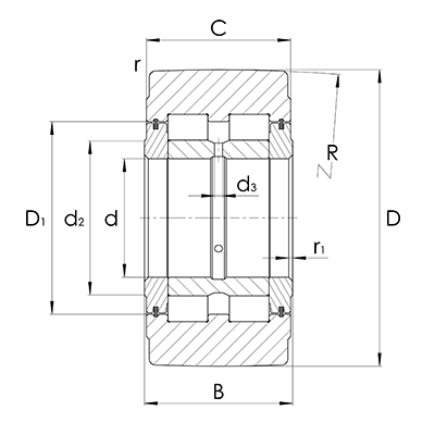 NNTR Mantelfläche: ballig