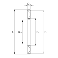 Axial-Nadelkranz AXK