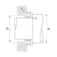 Axial-Rillenkugellager 511, einseitig wirkend