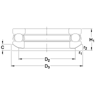 Axial Rillenkugellager 53 nach DIN 616 ISO 101:2002