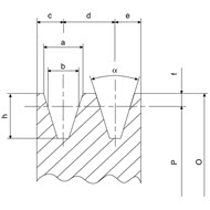 Keilriemen Profil SPA  von 2832 mm bis 3450 mm 