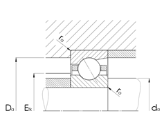 Hybrid-Spindellager HCB719